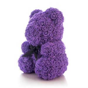 Rose Bear in Purple