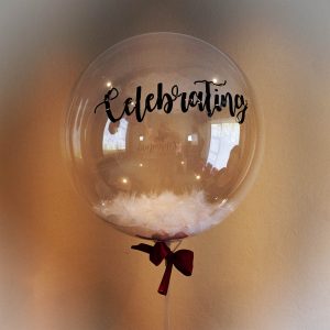 'Celebration' Personalised Inflated Balloon