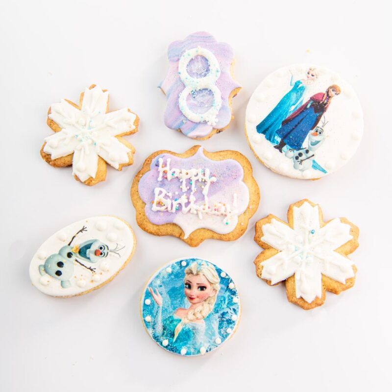 Frozen Birthday Cookie Theme